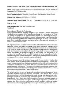 County: Hampshire Site Name: Upper Greensand Hangers: Empshott to Hawkley SSSI Status: Site of Special Scientific Interest (SSSI) notified under Section 28 of the Wildlife and Countryside Act[removed]as amended)