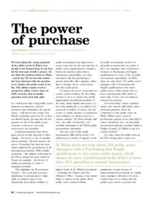 child poverty politics & policy economy international science education environment culture  The power of purchase Kevin Morgan argues that a chronic procurement skills deficit is a hidden crisis in the Welsh public sect