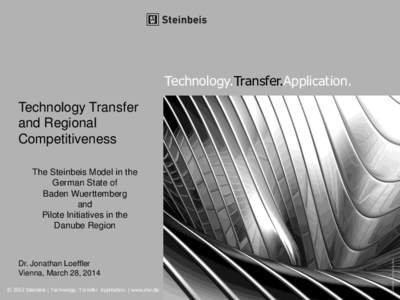 Technology.Transfer.Application. Technology Transfer and Regional Competitiveness  Dr. Jonathan Loeffler