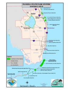 FLORIDA STATE PARK SYSTEM DISTRICT FIVE Avalon State Park  Fort Pierce Inlet State Park