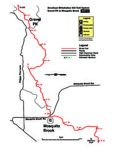 American Birkebeiner Ski Trail System Gravel Pit to Mosquito Brook MAP 4 To OO  K 31