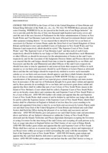 Shall and will / Administration of Justice Act / Constitution of the Kingdom of Hawaii / Law / Letters patent / Supreme Court of New South Wales