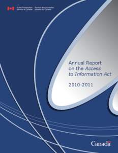 Annual Report on the Access to Information and Privacy Act[removed]