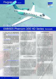 Flugzeuge  Payware Brasilianischer Himmelstürmer: EMB505 Phenom 300 HD Series