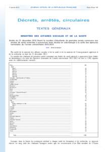 Journal officiel de la République française - N° 9 du 11 janvier 2013