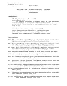 Guggenheim Fellows / Colonial Mexico / Sobaipuri / Paleontology in Arizona / Ventana Cave / Emil Haury / Vance Haynes / Tucson /  Arizona / David G. Anderson / Handbook of North American Indians / Arizona State Museum / Arizona