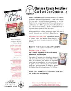 NICKEL AND DIMED reveals low-wage America in all its tenacity, anxiety, and surprising generosity -- a land of Big Boxes, fast food, and a thousand desperate stratagems for survival. Read it for the smoldering clarity of