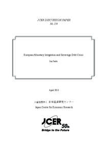 JCER DISCUSSION PAPER No.139    