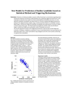 Synthesis report of the research project TRAMM - Triggering of Rapid Mass Movements in Steep Terrain