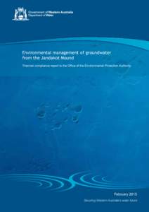 Aquifers / Hydraulic engineering / Hydrogeology / Jandakot Mound / Yarragadee Aquifer / Gnangara Mound / Groundwater / Water Corporation / Water table / Water / Hydrology / Swan Coastal Plain