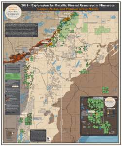 Exploration for Metallic Mineral Resources In Minnesota - Copper, Nickel, Platinum Group Metals