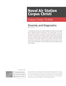 Naval Air Station Corpus Christi Corpus Christi, TX MSA Diversity and Diagnostics May 2014