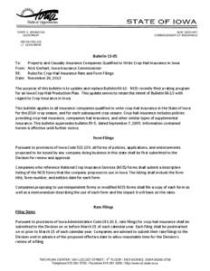 Microsoft Word - Bulletin[removed]Crop Insurance.doc
