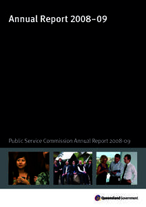 Annual Report 2008–09  Public Service Commission Annual Report[removed] 30 October 2009