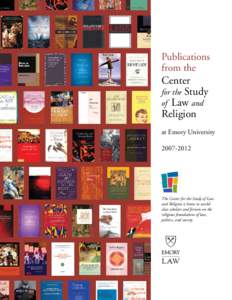 Publications from the Center for the Study of Law and