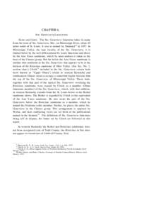 CHAPTER 6. STE. GENEVIEVE LIMESTONE Name and Limits. The Ste. Genevieve limestone takes its name from the town of Ste. Genevieve, Mo., on Mississippi River, about 45 miles south of St. Louis. It was so named by Shumard30