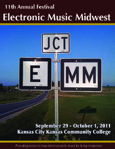 11th Annual Festival  Electronic Music Midwest