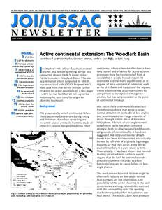 NEWS FROM THE JOINT OCEANOGRAPHIC INSTITUTIONS/U.S. SCIENCE SUPPORT PROGRAM ASSOCIATED WITH THE OCEAN DRILLING PROGRAM  JOI/USSAC N EWS L E T T E R JULY 1996