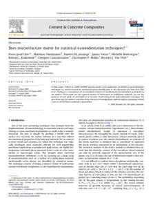 Cement & Concrete Composites[removed]–99  Contents lists available at ScienceDirect Cement & Concrete Composites journal homepage: www.elsevier.com/locate/cemconcomp