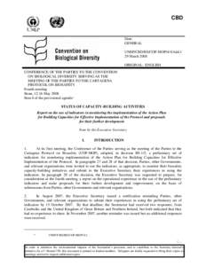 CBD  Distr. GENERAL UNEP/CBD/BS/COP-MOP/4/4/Add.1 29 March 2008