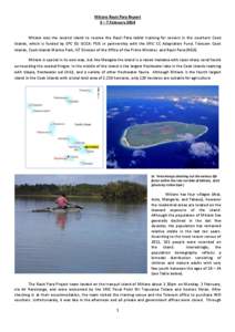 Mitiaro Rauti Para Report 3 – 7 February 2014 Mitiaro was the second island to receive the Rauti Para tablet training for seniors in the southern Cook Islands, which is funded by SPC EU GCCA: PSIS in partnership with t