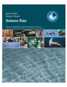 North Pacific Research Board Science Plan Building a clear understanding of the North Pacific, Bering Sea, and Arctic Ocean ecosystems that enables effective management and sustainable use of marine resources.