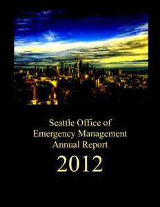 Seattle Office of Emergency Management Annual Report 2012