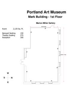 Portland Art Museum Mark Building - 1st Floor Marion Miller Gallery 31 ft 8 in  P