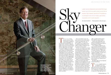 Oklahoman of the year  Sky Changer  Larry nichols promised his father two years.