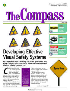 A TECHNICAL PUBLICATION OF ASSE’S MANAGEMENT PRACTICE SPECIALTY The Compass  SPECIAL ISSUE