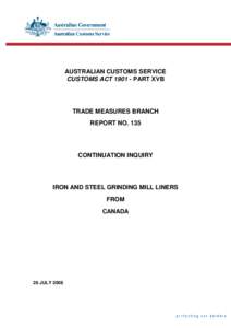 Commerce / International law / Dumping / Pricing / Bradken / Mill / Customs / Export / Ball mill / Business / International trade / Mining equipment