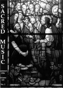 Sacred Music Volume 123 Number 2