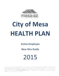 2015 Open Enrollment – City of Mesa