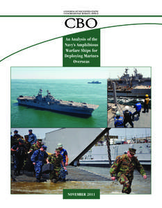 CONGRESS OF THE UNITED STATES CONGRESSIONAL BUDGET OFFICE CBO An Analysis of the Navy’s Amphibious