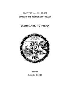 Microsoft Word - Cash Handling Policy.doc