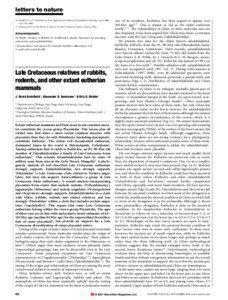 letters to nature 10. Krabill, W. et al. Greenland ice sheet: high-elevation balance and peripheral thinning. Science 289, 428±[removed]).