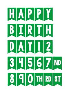 Happy Birthday Mini Bunting Gold Glitter.psd