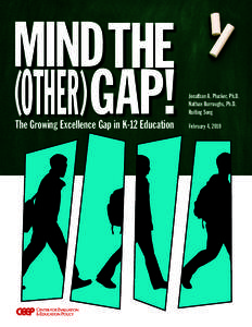 Mind the (Other) Gap! The Growing Excellence Gap in K-12 Education