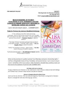 Kensington Books / Lisa / Chamberlin / Publishing / Entertainment