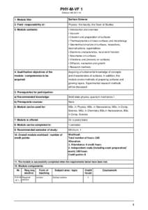 PHY-M-VF 1 Effective WSModule title:  Surface Science