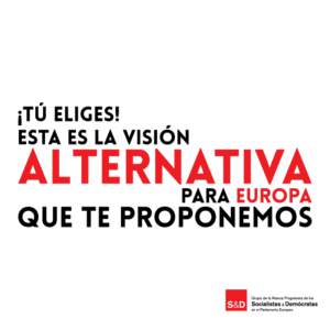 ¡Tú eliges! Esta es la visión alternativa para Europa que te proponemos Prólogo de Hannes Swoboda Si nos unimos, tenemos elección. Juntos podemos cambiar Europa y ofrecer un nuevo rumbo a 500 millones de europeos.