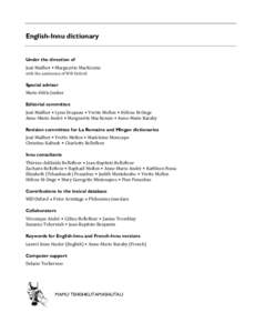 Innu language / Provinces and territories of Canada / Sheshatshiu / Quebec / Uashat-Maliotenam / Schefferville /  Quebec / Betsiamites / Cree language / Labrador / Central Algonquian languages / First Nations / Innu people