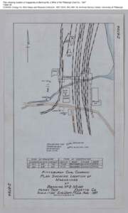 Plan showing location of magazines at Banning No. 2 Mine of the Pittsburgh Coal Co., 1937 Folder 29 CONSOL Energy Inc. Mine Maps and Records Collection, [removed], AIS[removed], Archives Service Center, University of Pitt