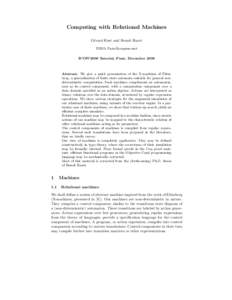 Computer science / Formal methods / Deterministic finite automaton / Nondeterministic finite automaton / Finite-state machine / X-machine / Non-deterministic Turing machine / Ω-automaton / Finite state transducer / Models of computation / Automata theory / Theoretical computer science