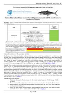 Narrow-barred Spanish mackerel / Atlantic Spanish mackerel / Scomberomorus / Wahoo / King mackerel / Stock assessment / Spanish mackerel / Gillnetting / Fishing / Fish / Scombridae / Mackerel
