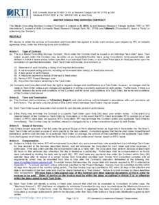 Microsoft Word - MASTER CONTRACT - AUGUST 2014.rtf