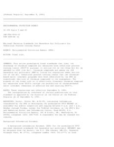 [Federal Register: September 8, 1994] ======================================================================= ----------------------------------------------------------------------ENVIRONMENTAL PROTECTION AGENCY 40 CFR P