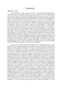 alaintestart.com Maine Henry Sumner Juriste, spécialiste de droit comparé ancien. Né en 1822, alternativement professeur de droit (Droit romain, Droit comparé, Droit international) et membre de la haute administratio