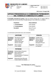 Microsoft Word - Uff. presidenziale e commissioni CC 2006.DOC