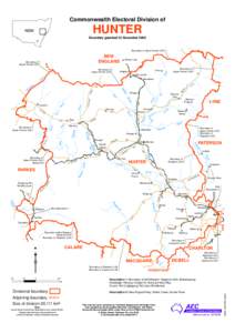 Commonwealth Electoral Division of  HUNTER NSW